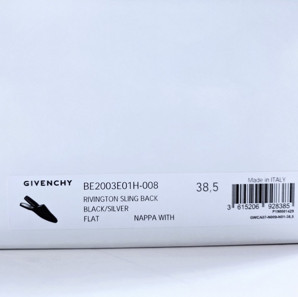 FINAL💥NIB🎁Givenchy Logo Rivington Leather Mules - Picture 7 of 8